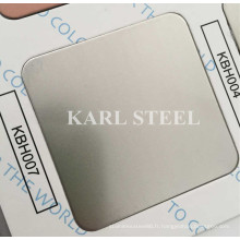 Feuille délicate de couleur d&#39;acier inoxydable Kbh007 de couleur d&#39;acier inoxydable pour des matériaux de décoration